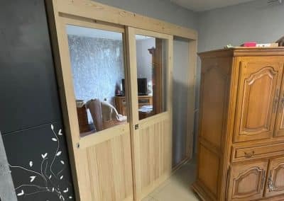Aménagement intérieur : portes coulissantes au Pian Médoc (33290)